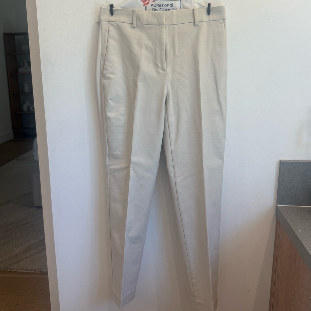 Ann Taylor Light Cream Tailored Pants